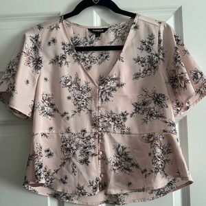 Silk Floral Blouse